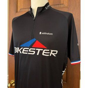 Bikester German Cycling Summer Training Jersey Men‎ XL Short Sleeve Rear Pockets